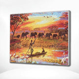 Diamond Painting Savanne Afrika