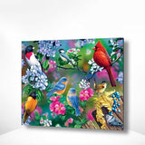 Diamond Painting Vogels en Bloemetjes