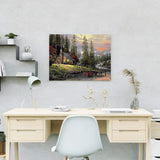 Schilderen op Nummer Dennenbomen