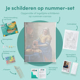 Schilderen op Nummer Melkmeisje