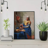 Schilderen op Nummer Melkmeisje