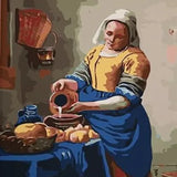 Schilderen op Nummer Melkmeisje