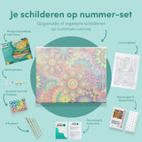 Schilderen op Nummer Moderne Bloemen