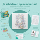 Schilderen op Nummer Tijger