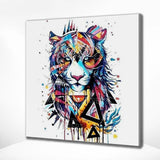 Schilderen op Nummer Tijger