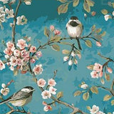 Schilderen op Nummer Vogels met Bloemen