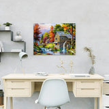 Schilderen op nummer Huis met Watermolen