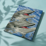 Schilderen op nummer Blije Dolfijnen