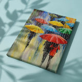 Schilderen op nummer Paraplu Abstract