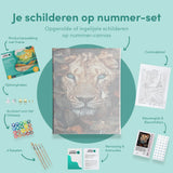 Schilderen op nummer Portret van een Tijger