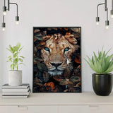 Schilderen op nummer Portret van een Tijger