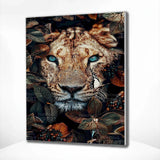 Schilderen op nummer Portret van een Tijger