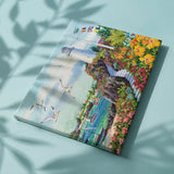 Schilderen op nummer Vuurtoren met Vogels