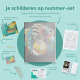 Schilderen op Nummer Aap