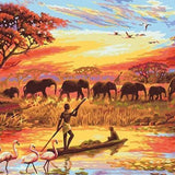 Schilderen op Nummer Afrika