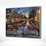 Schilderen op Nummer Amsterdamse Grachten