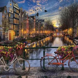 Schilderen op Nummer Amsterdamse Grachten