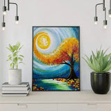 Schilderen op Nummer Boom in Kunstzinnige Stijl