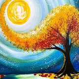Schilderen op Nummer Boom in Kunstzinnige Stijl