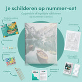 Schilderen op Nummer Boot