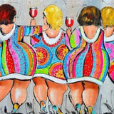 Schilderen op Nummer Dikke Dames