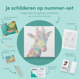 Schilderen op Nummer Giraf