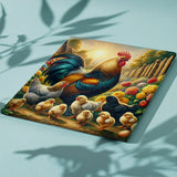 Schilderen op Nummer Haan, Kippen en Kuikens op de Boerderij