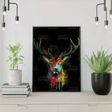 Schilderen op Nummer Kleurrijk Hert