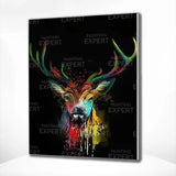 Schilderen op Nummer Kleurrijk Hert