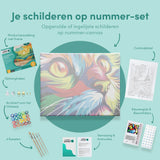 Schilderen op Nummer Kattenhoofd