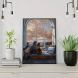 Schilderen op Nummer Katten voor het raam