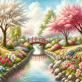 Schilderen op Nummer Kleurrijk Park vol Magie