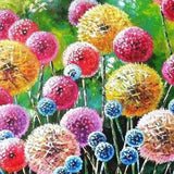 Schilderen op Nummer Kleurrijke Paardenbloemen