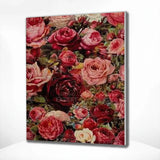 Schilderen op Nummer Kleurrijke Rozen
