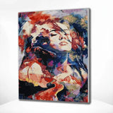 Schilderen op Nummer Kleurrijke Vrouw