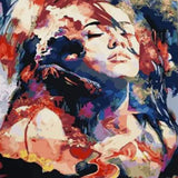 Schilderen op Nummer Kleurrijke Vrouw