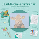 Schilderen op Nummer Koe