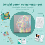 Schilderen op Nummer Labrador