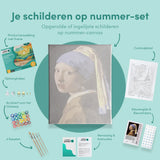 Schilderen op Nummer Meisje met de Parel