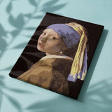 Schilderen op Nummer Meisje met de Parel