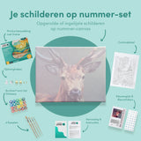 Schilderen op Nummer Modern Hert