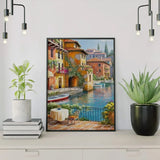 Schilderen op Nummer Mooie Stad