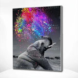 Schilderen op Nummer Olifant