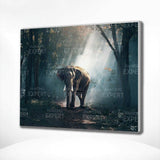 Schilderen op Nummer Olifant in het Bos