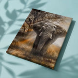 Schilderen op Nummer Olifant met Zonsondergang