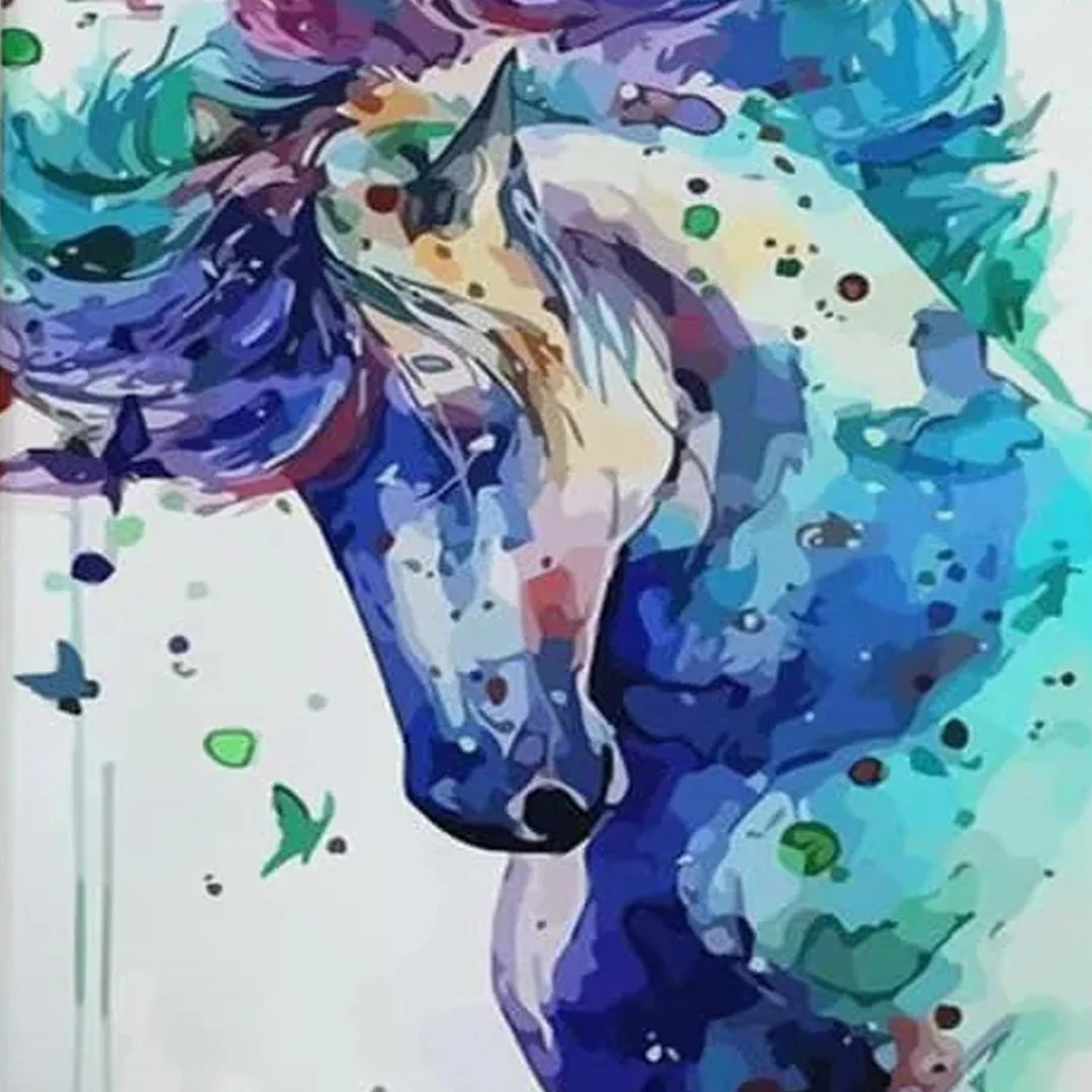 Schilderen op Nummer Paard