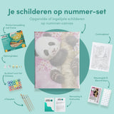 Schilderen op Nummer Panda