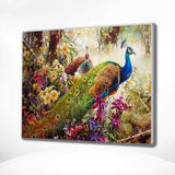 Schilderen op Nummer Pauwen