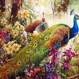 Schilderen op Nummer Pauwen