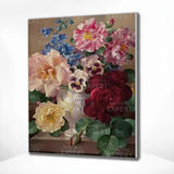 Schilderen op Nummer Portret Bloemen